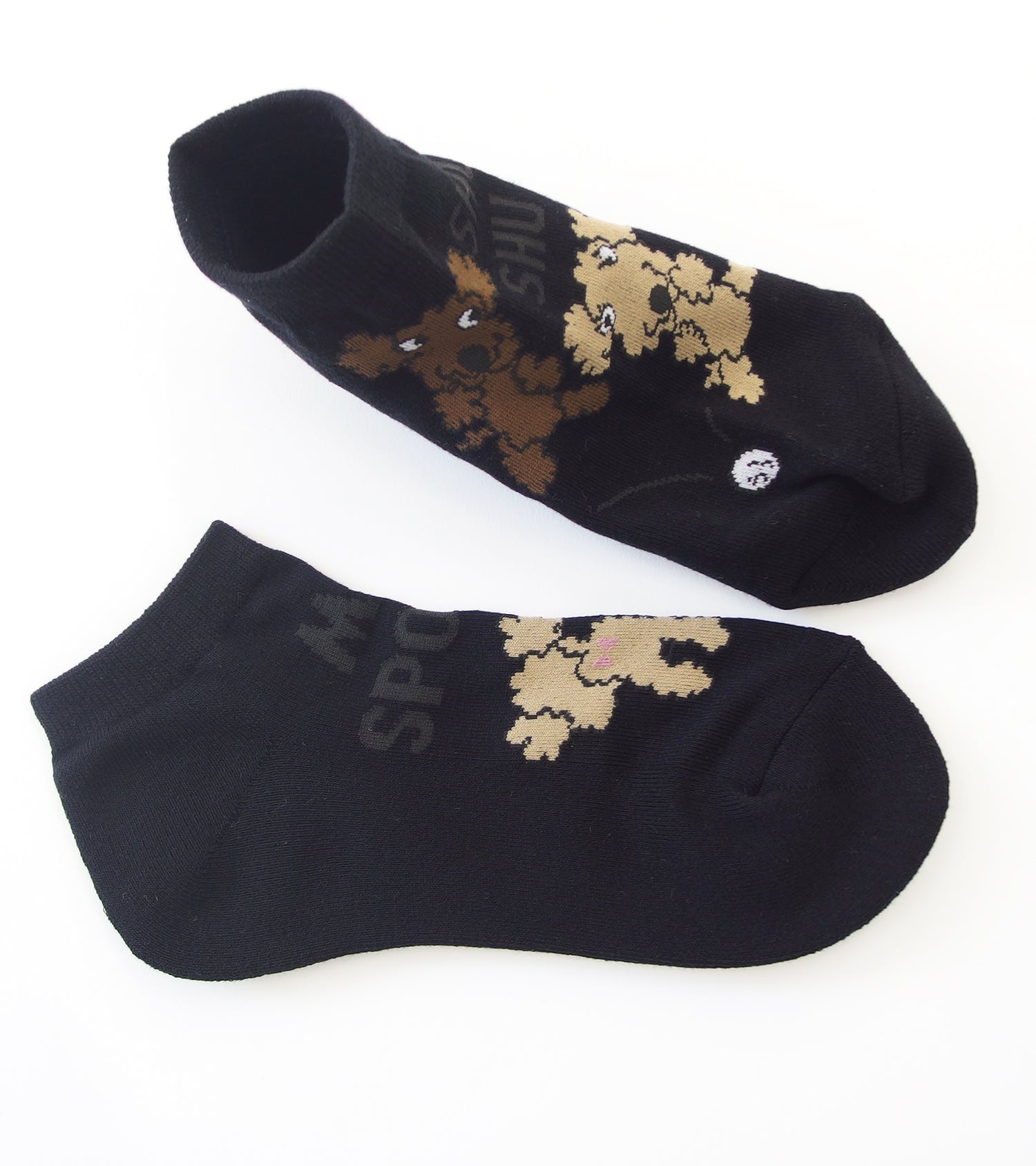 ロゴ×Shushuスニーカーソックス