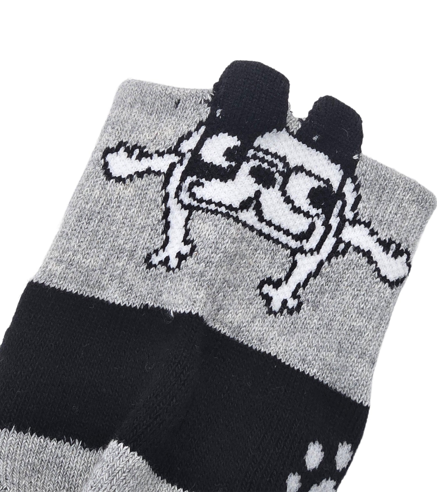 アーモ飛び出し柄ショートソックス