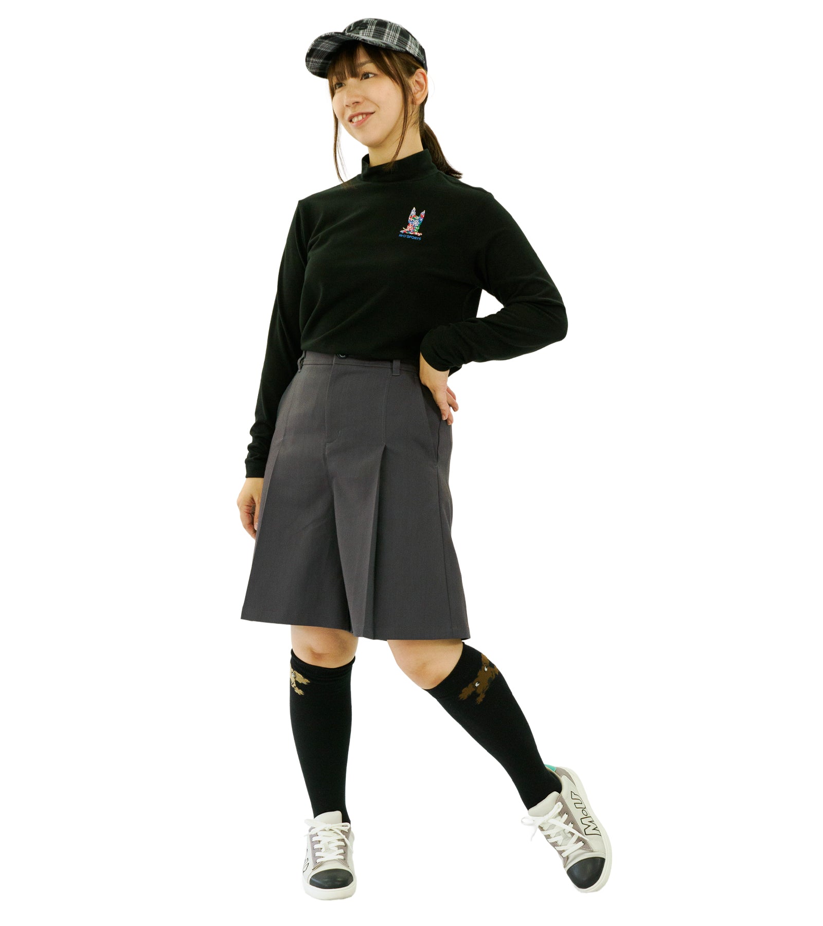 オックスシャンブレーハーフパンツ