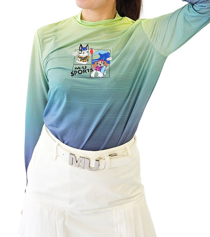 エアフィット クールストレッチ モックネックTシャツ