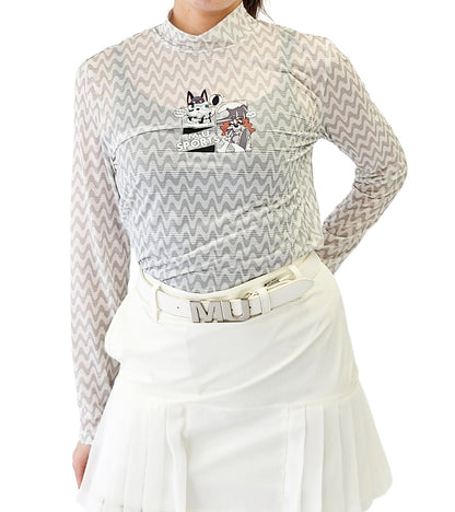 エアフィット クールストレッチ モックネックTシャツ