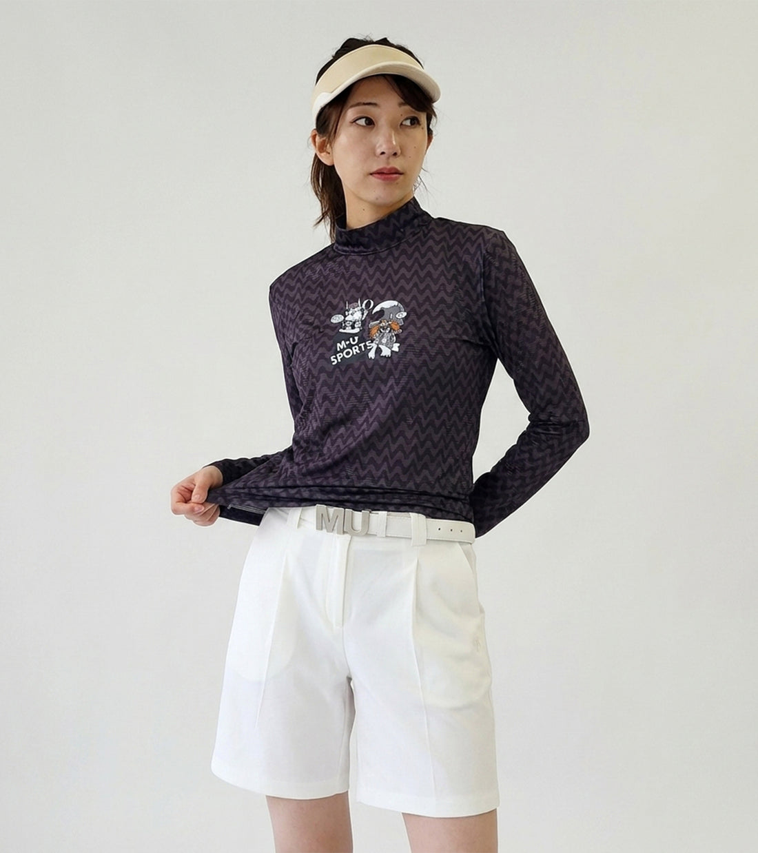 エアフィット クールストレッチ モックネックTシャツ