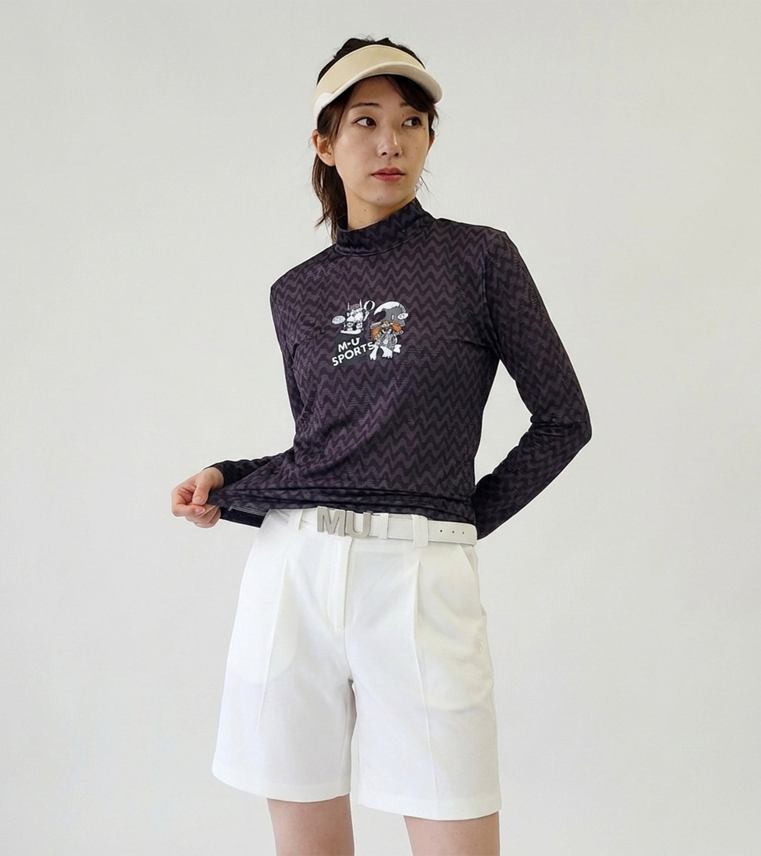エアフィット クールストレッチ モックネックTシャツ