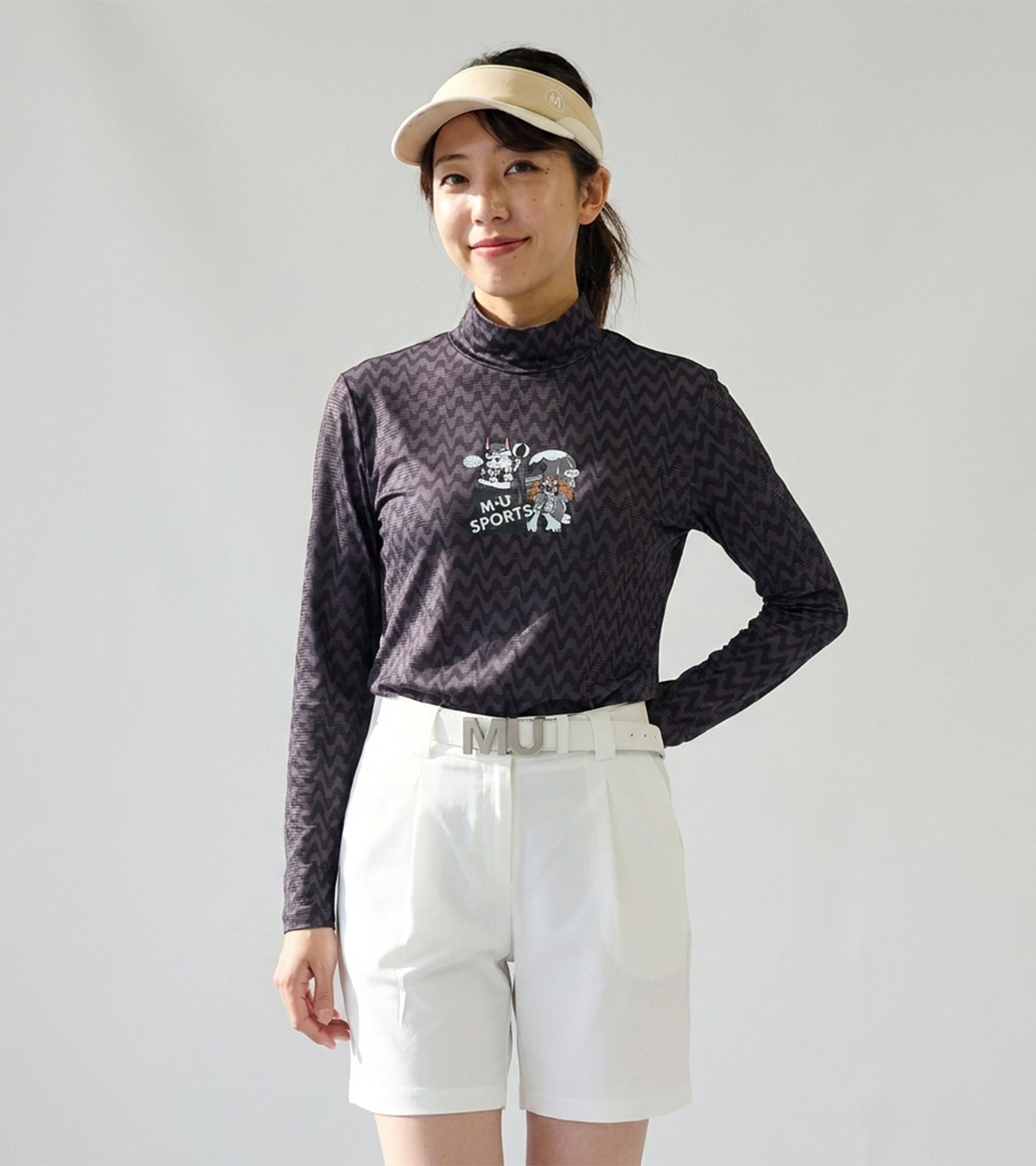 エアフィット クールストレッチ モックネックTシャツ