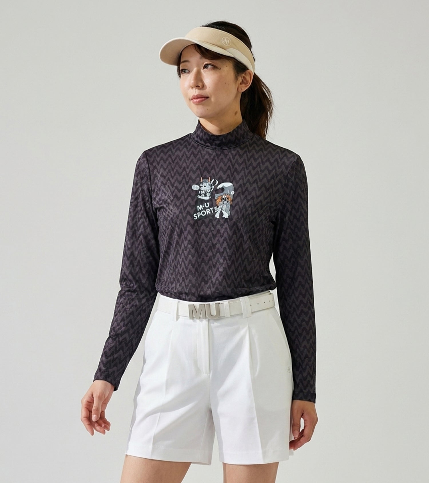エアフィット クールストレッチ モックネックTシャツ