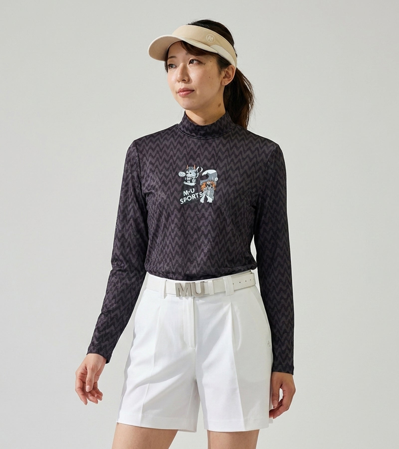 エアフィット クールストレッチ モックネックTシャツ