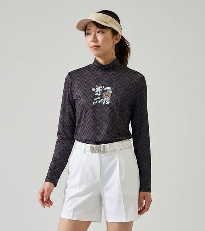エアフィット クールストレッチ モックネックTシャツ