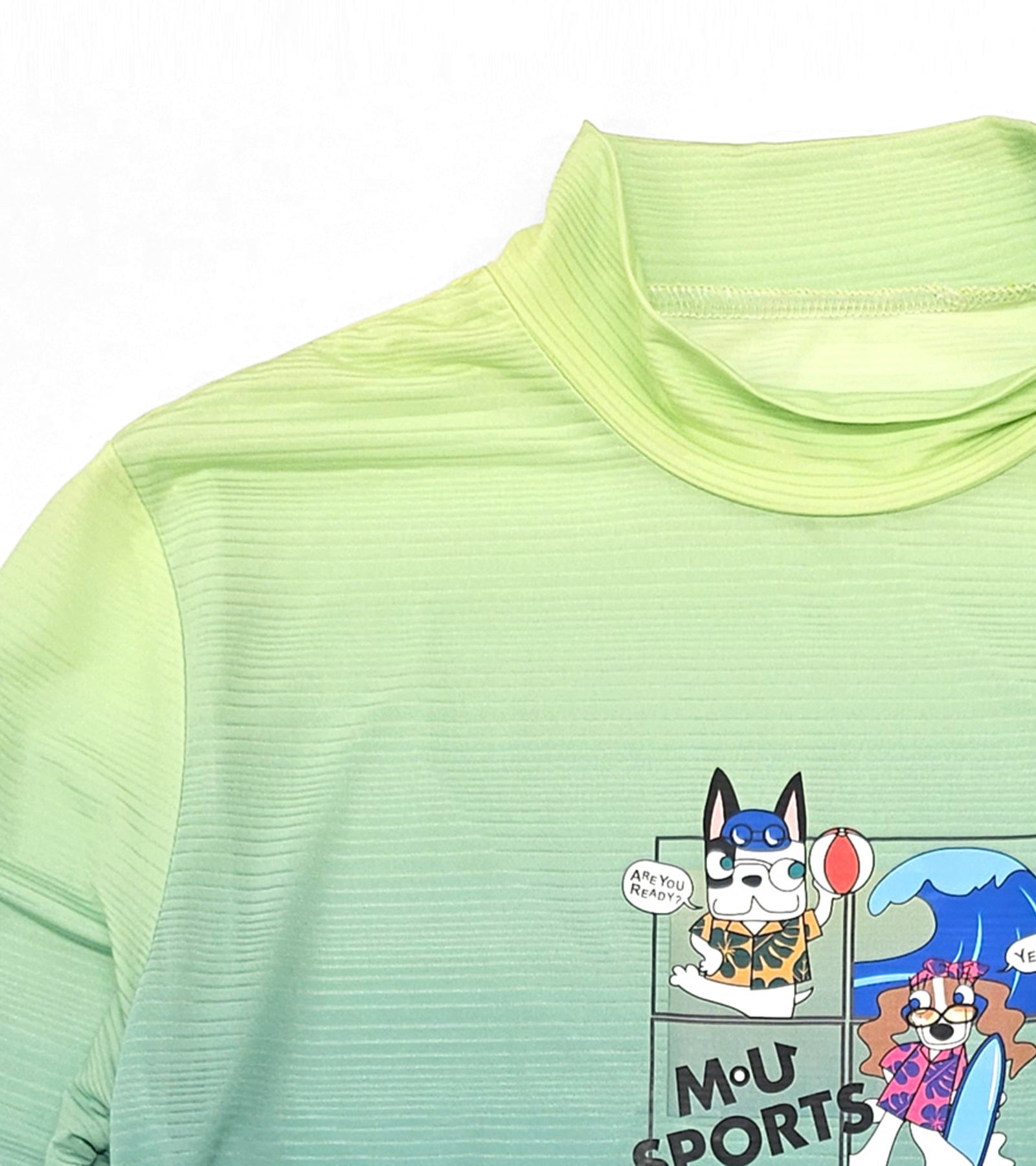 エアフィット クールストレッチ モックネックTシャツ
