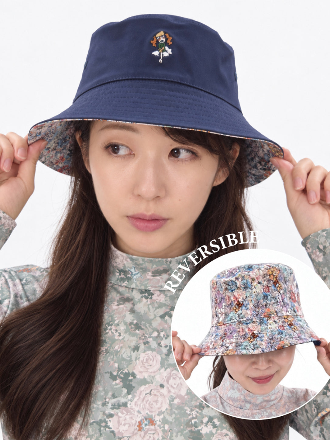 リバーシブル帽子
