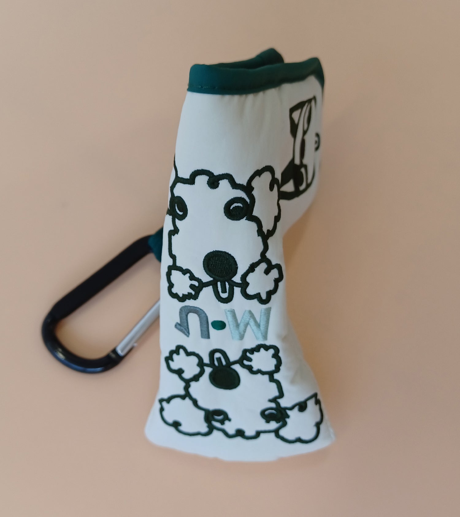 変顔キャラクター刺繍ピン型パターカバー