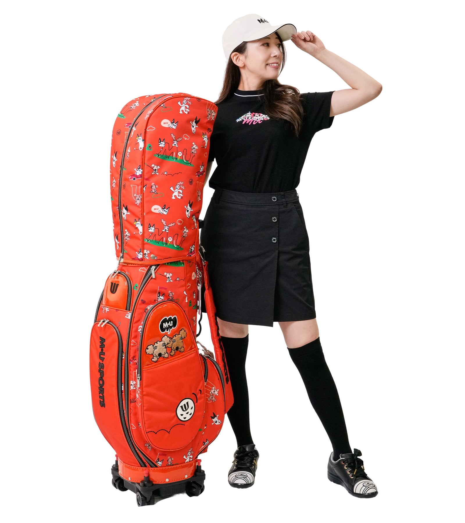 エンジョイゴルフ総柄キャディバック – M・U SPORTS ONLINE SHOP