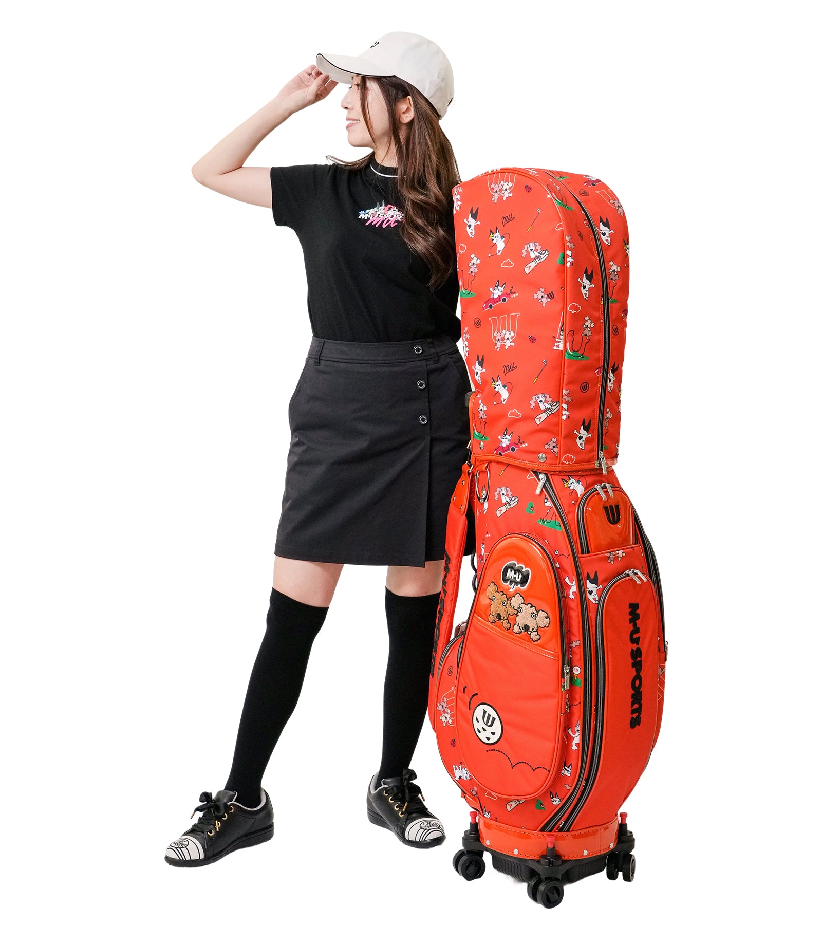 エンジョイゴルフ総柄キャディバック – M・U SPORTS ONLINE SHOP
