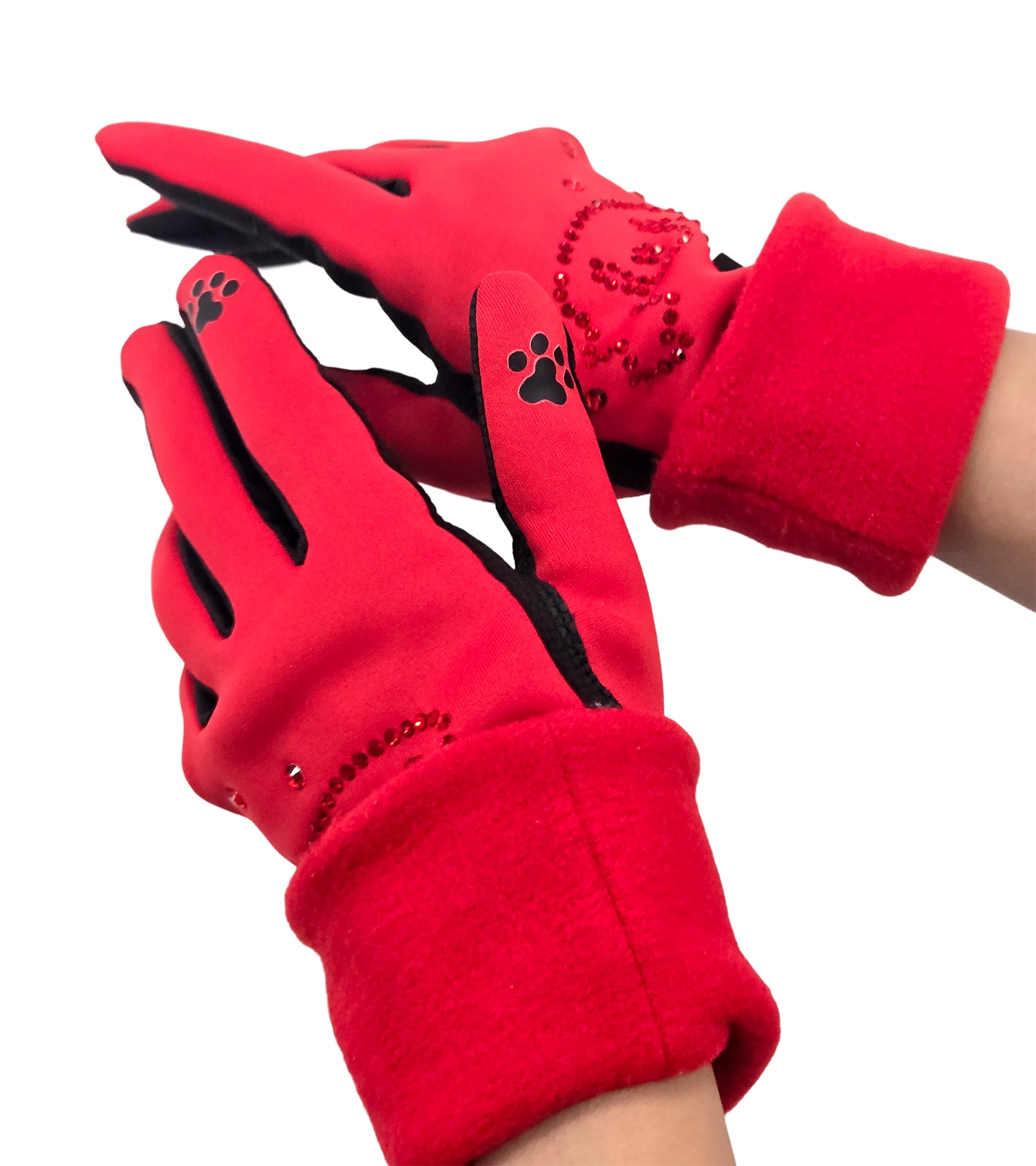 Meluエレガントファーレディスフリース両手グローブ – M・U SPORTS