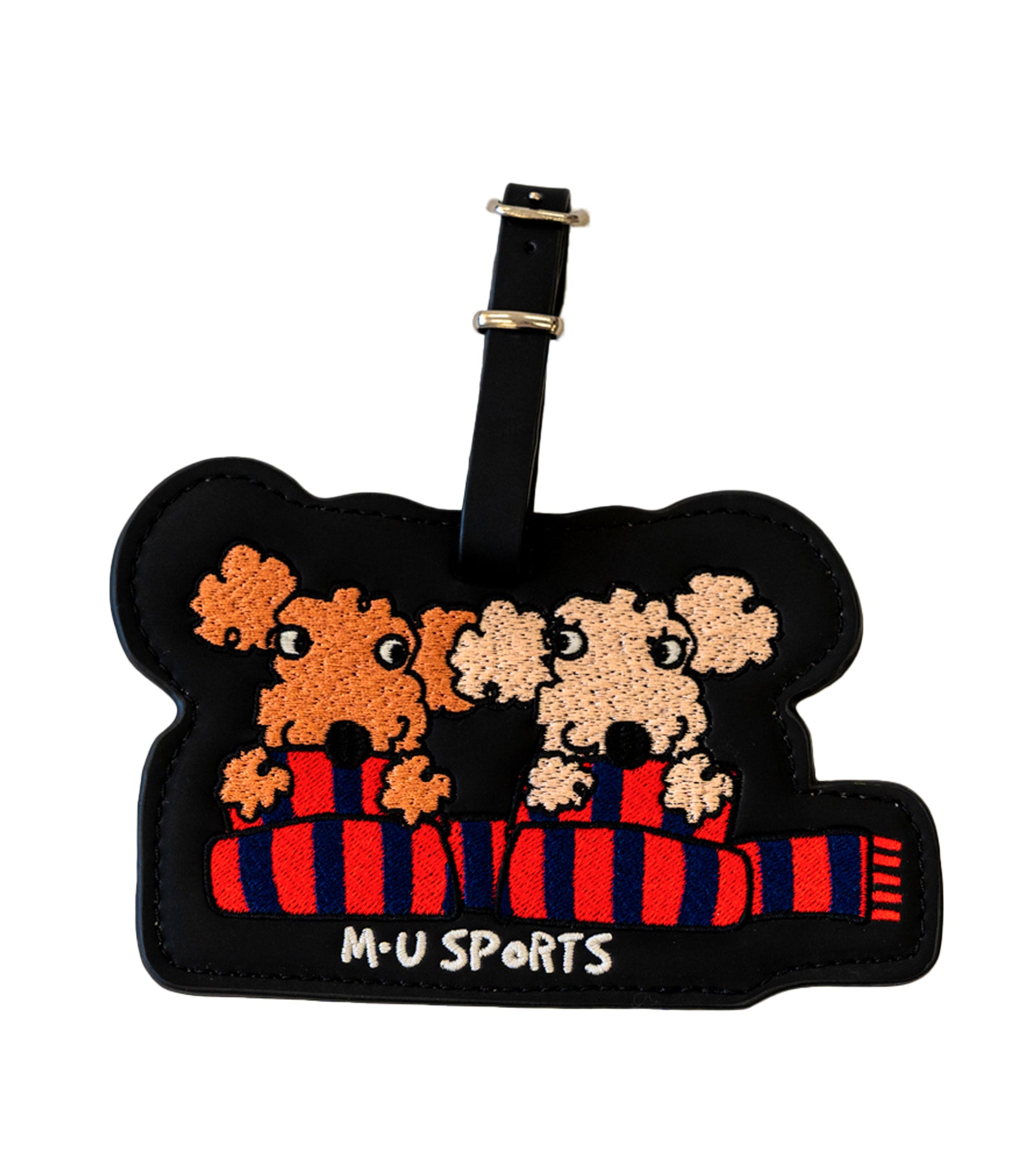 【名入れ刻印OK】M・U SPORTS 上質レザー風 キャラクターゴルフタグ