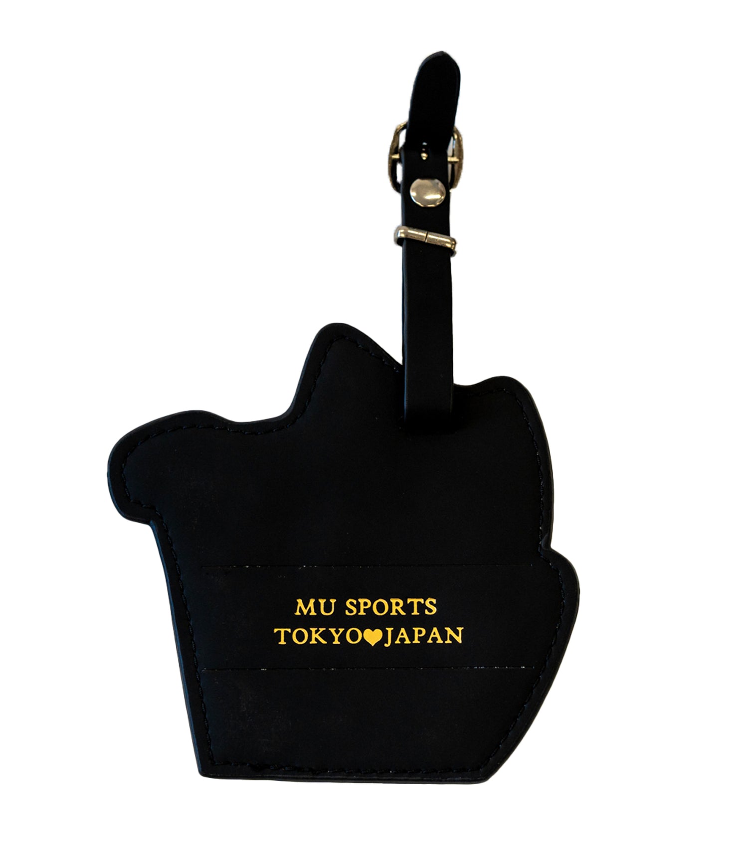 【名入れ刻印OK】M・U SPORTS 上質レザー風 キャラクターゴルフタグ