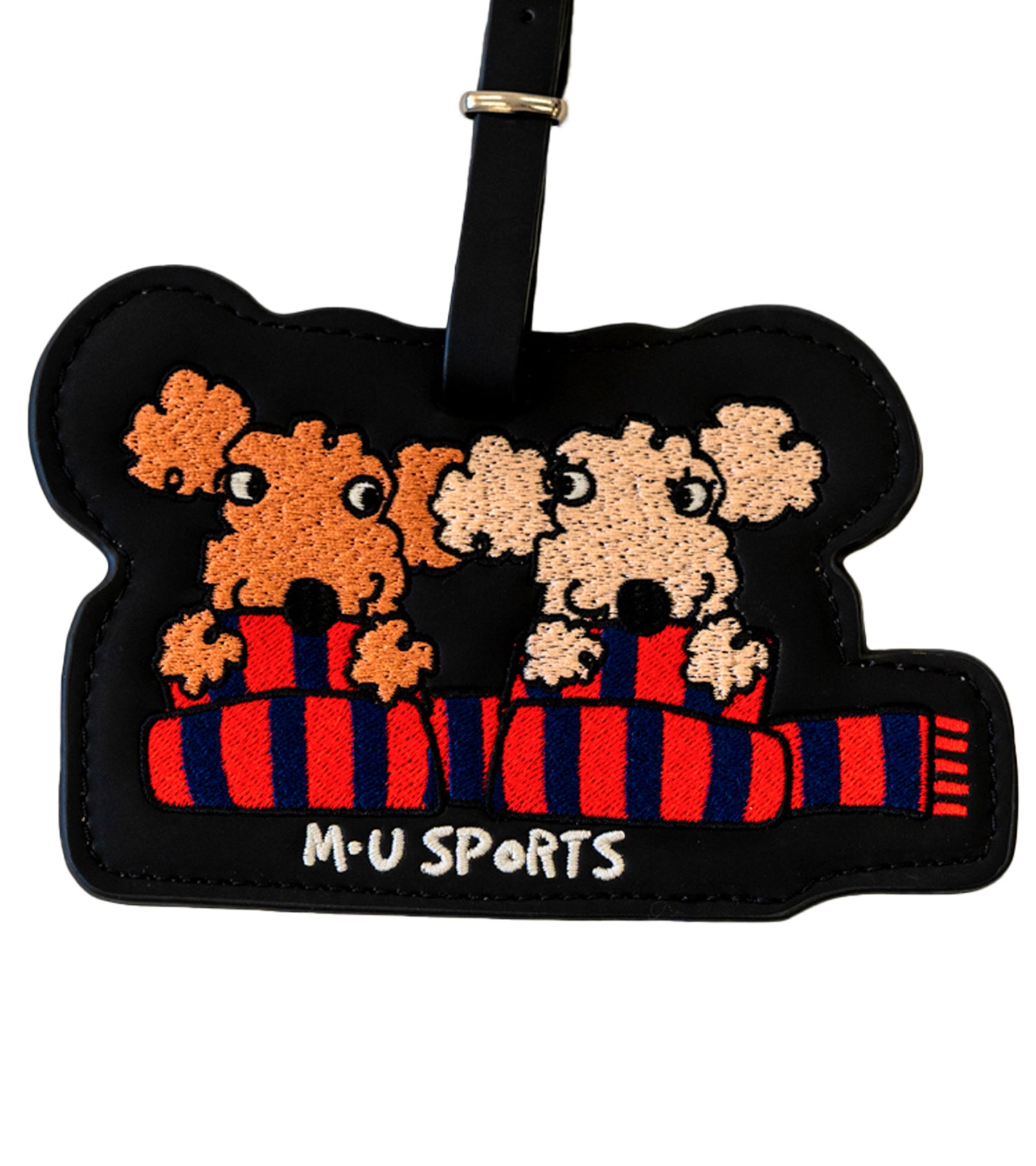 【名入れ刻印OK】M・U SPORTS 上質レザー風 キャラクターゴルフタグ
