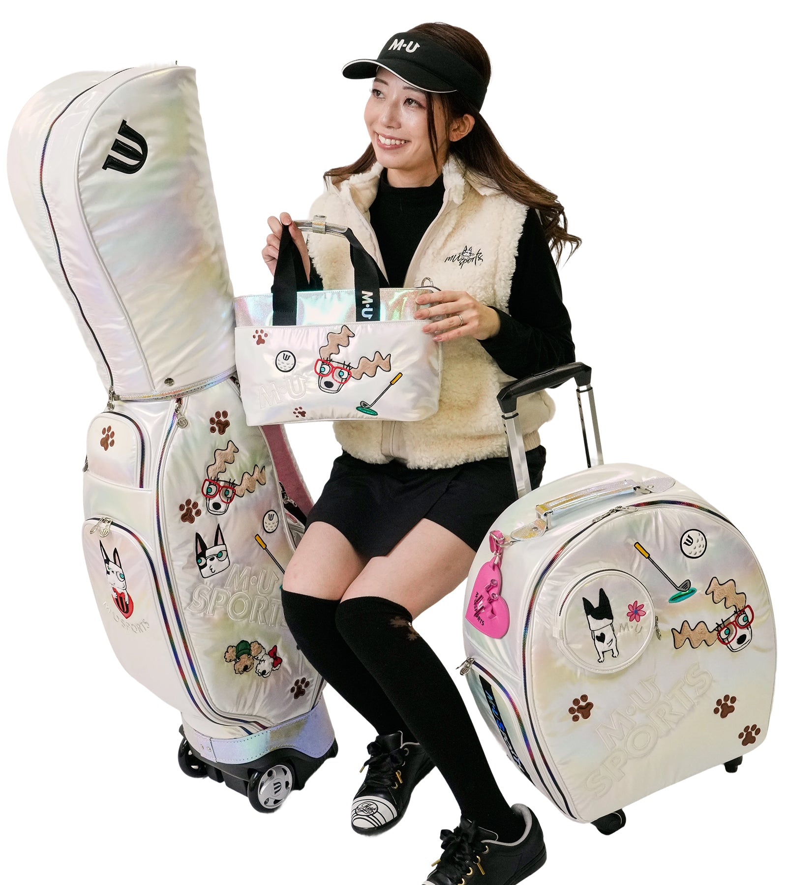ホログラムオーロラデザインキャディバック – M・U SPORTS ONLINE SHOP