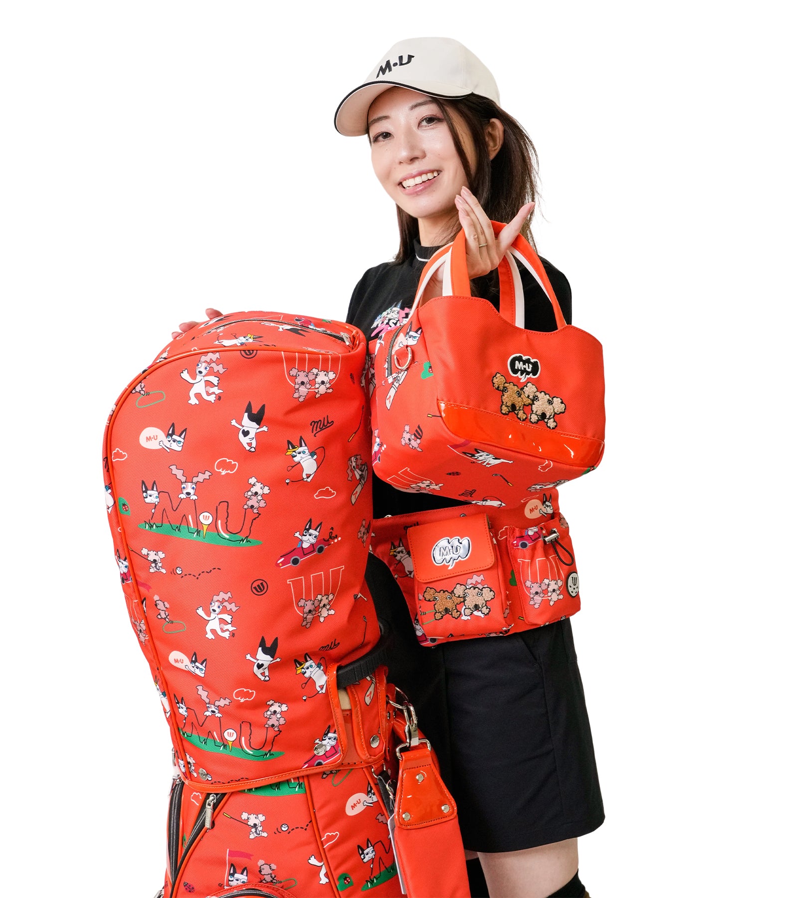 23区GOLF キャディバッグ レッド 総柄 エンジョイゴルフ総柄キャディバック – M・U SPORTS ONLINE SHOP