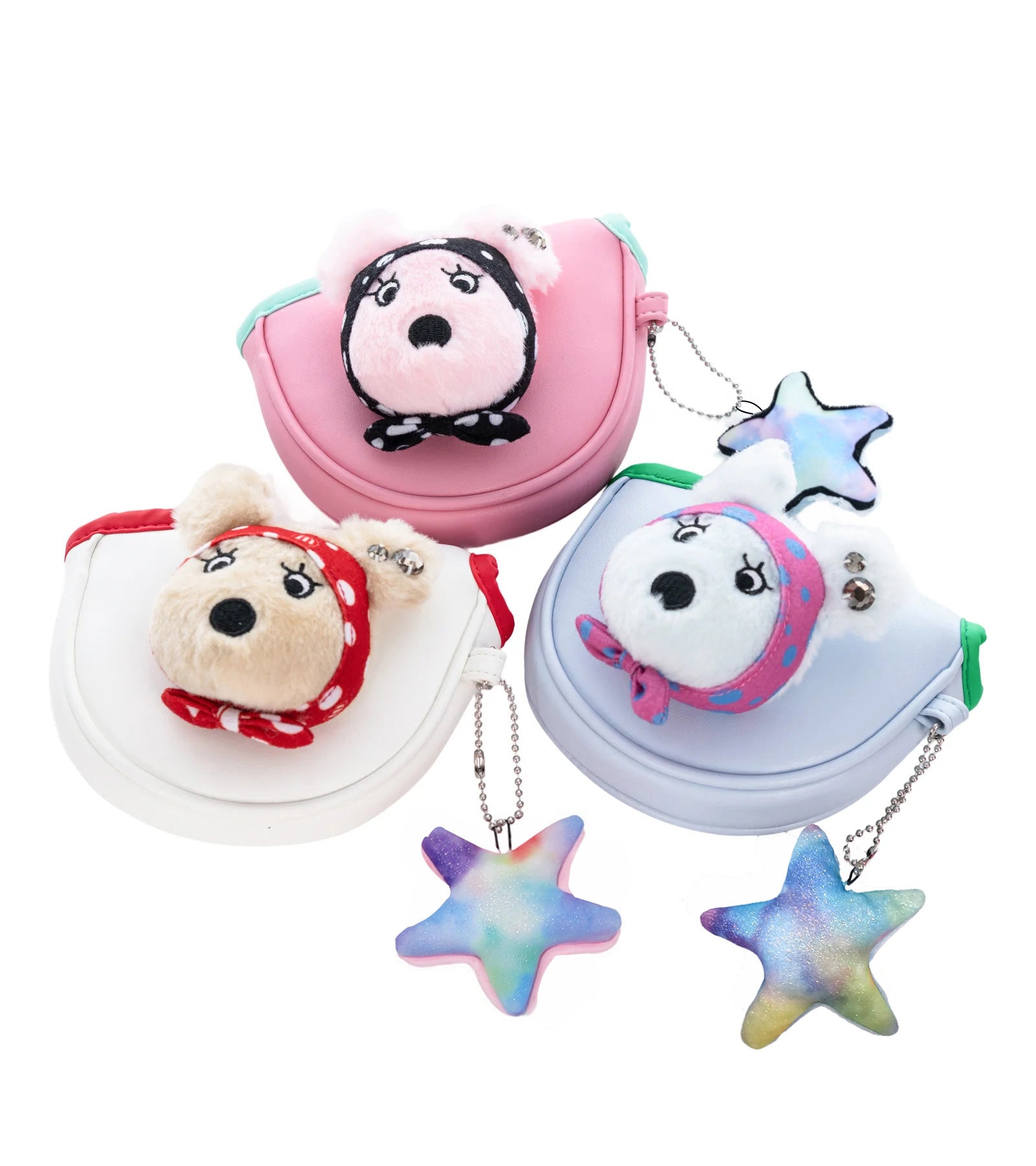 星形キャッチャー付き☆ SHUSHUポルカドットパターカバー