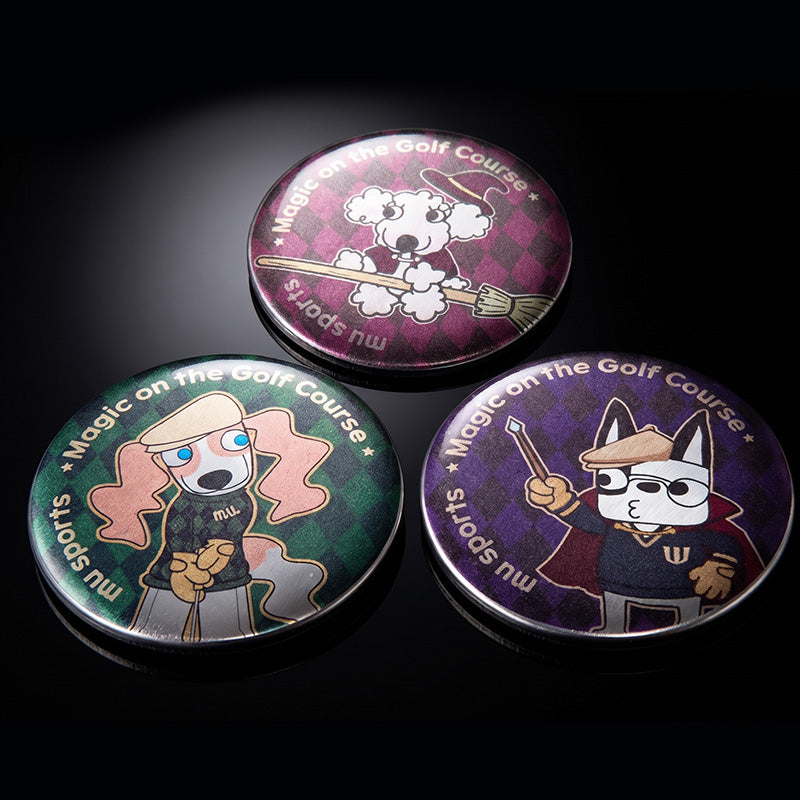 【数量限定】キャラクター魔法使い缶バッジ3個セット