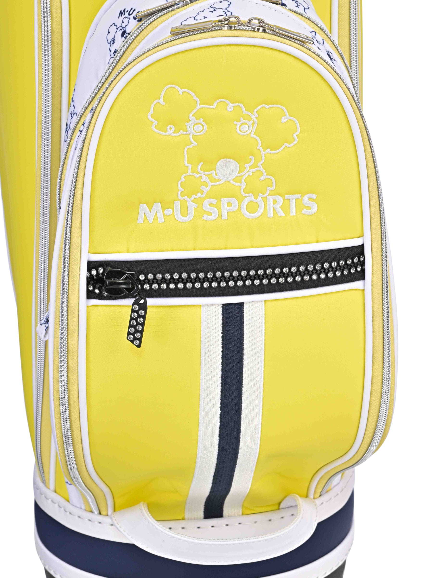 [3-piece set to choose from] Character all-over pattern series 3-piece set in selectable colors (caddie bag: yellow)