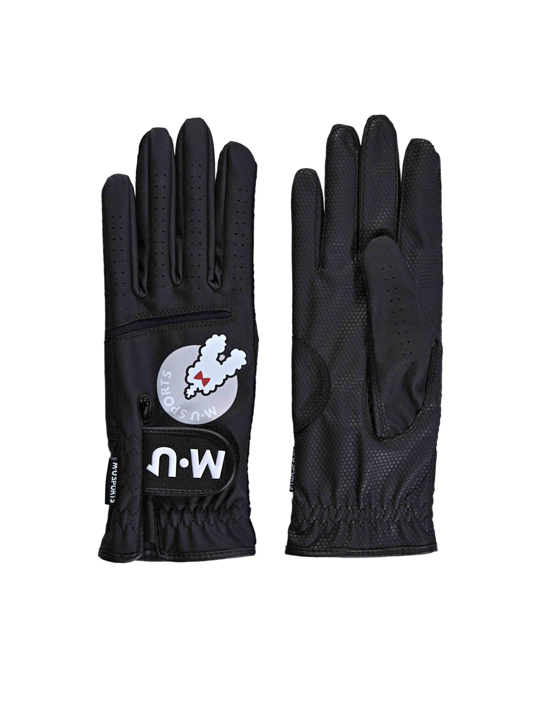 Tunnel motif two-handed gloves (703J6800)