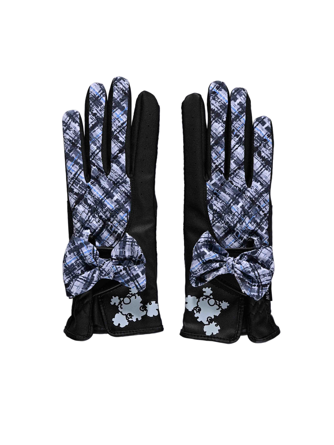 Bias check pattern two-handed gloves (703J6802)