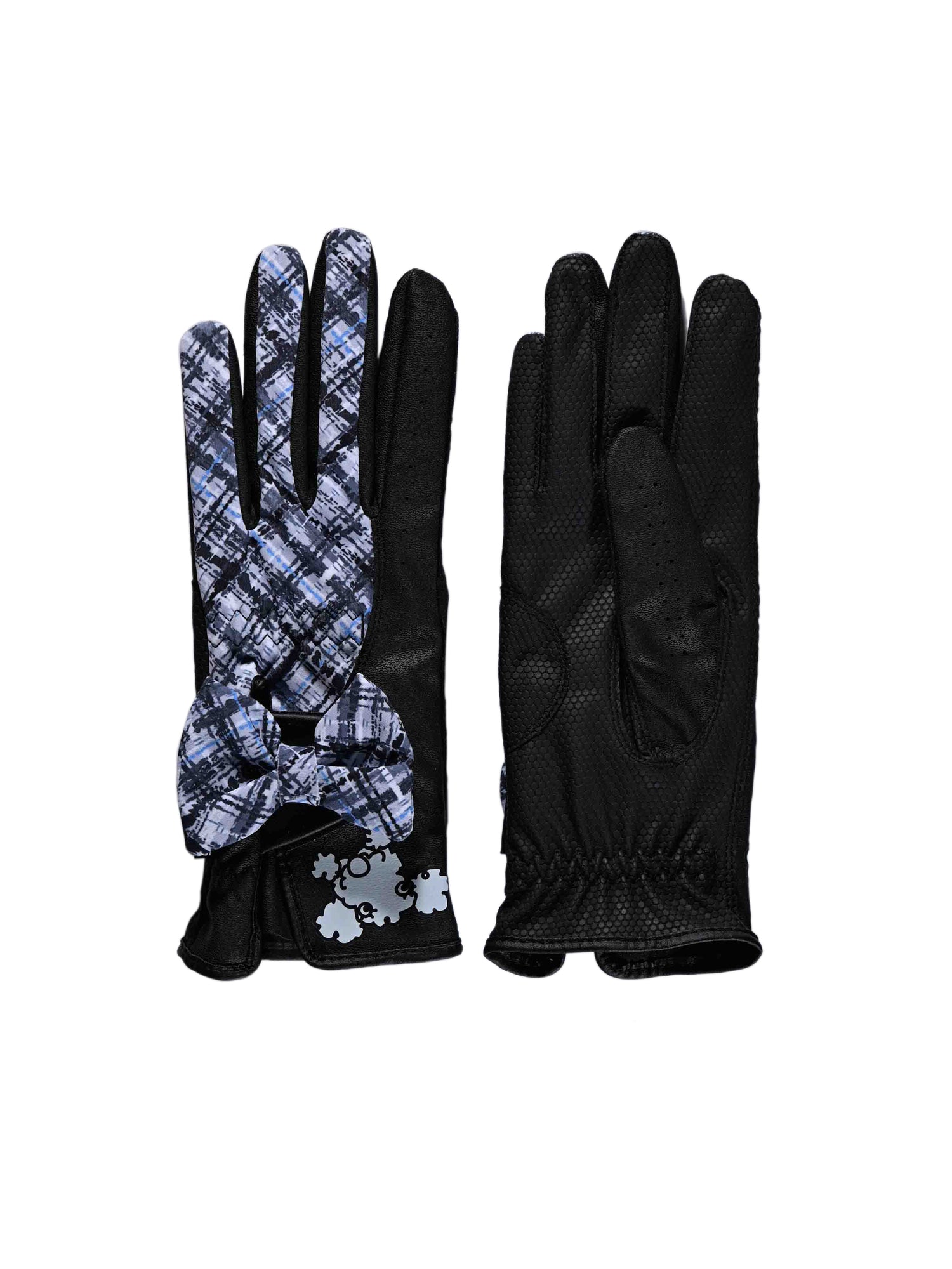 Bias check pattern two-handed gloves (703J6802)