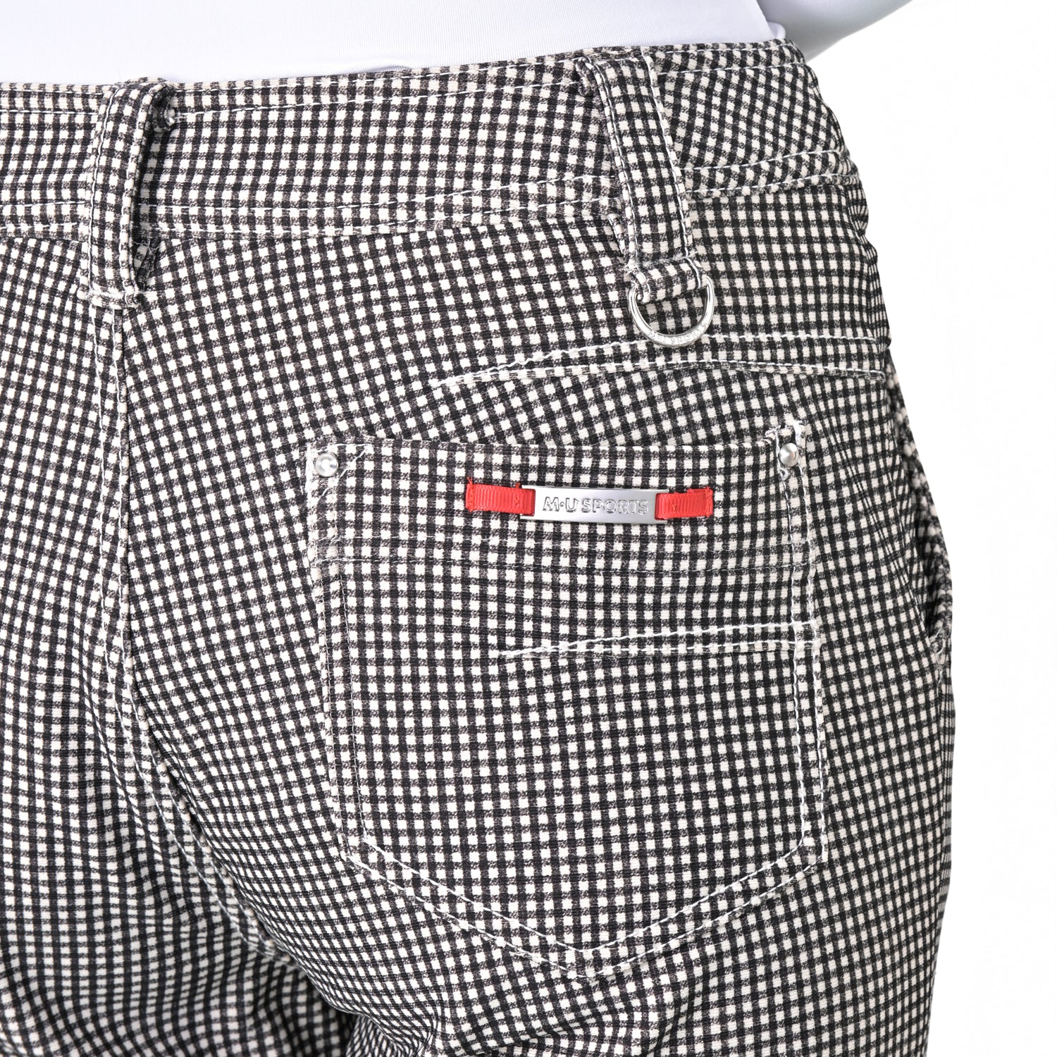 高張力格紋褲 (701J7516)