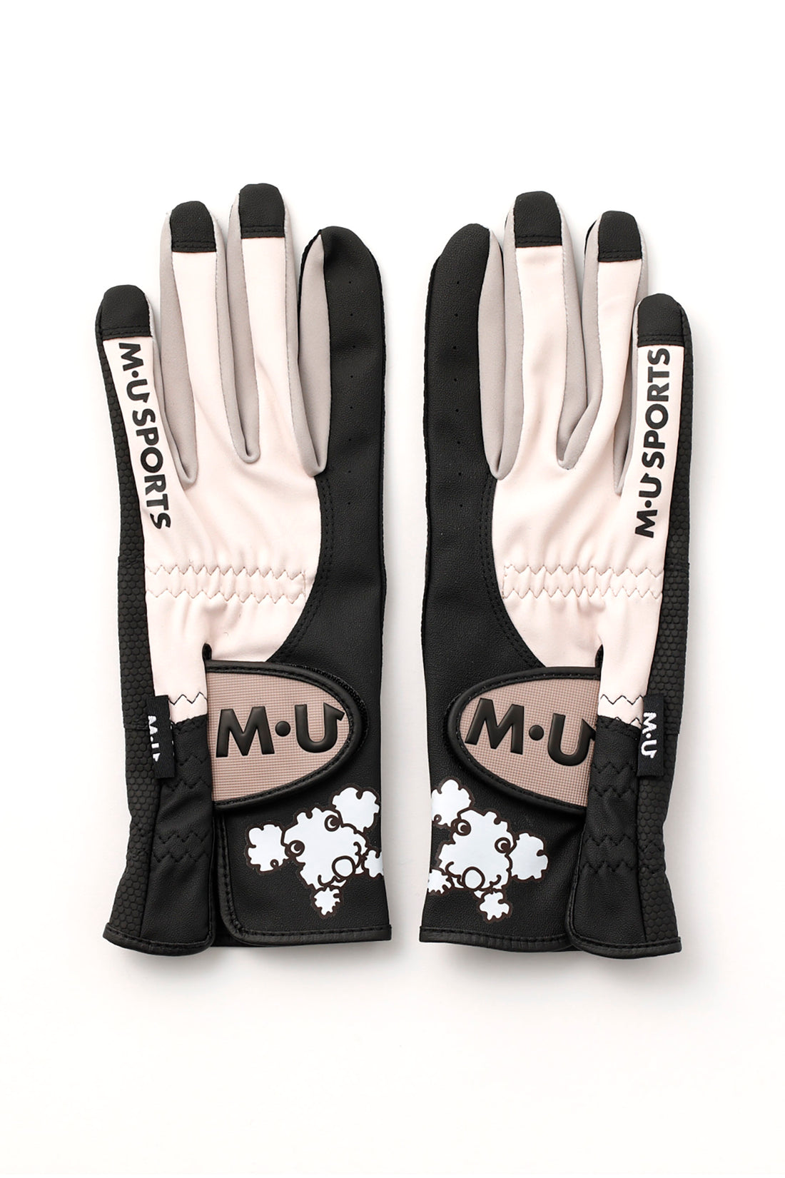 Multi-nuance color two-handed gloves (703Q1802)