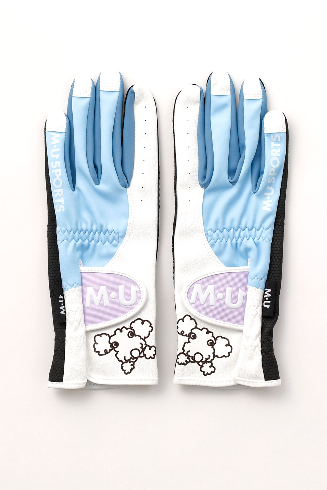 Multi-nuance color two-handed gloves (703Q1802)