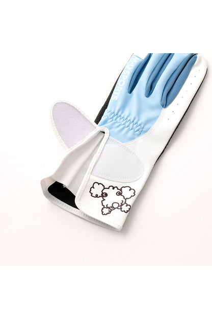 Multi-nuance color two-handed gloves (703Q1802)