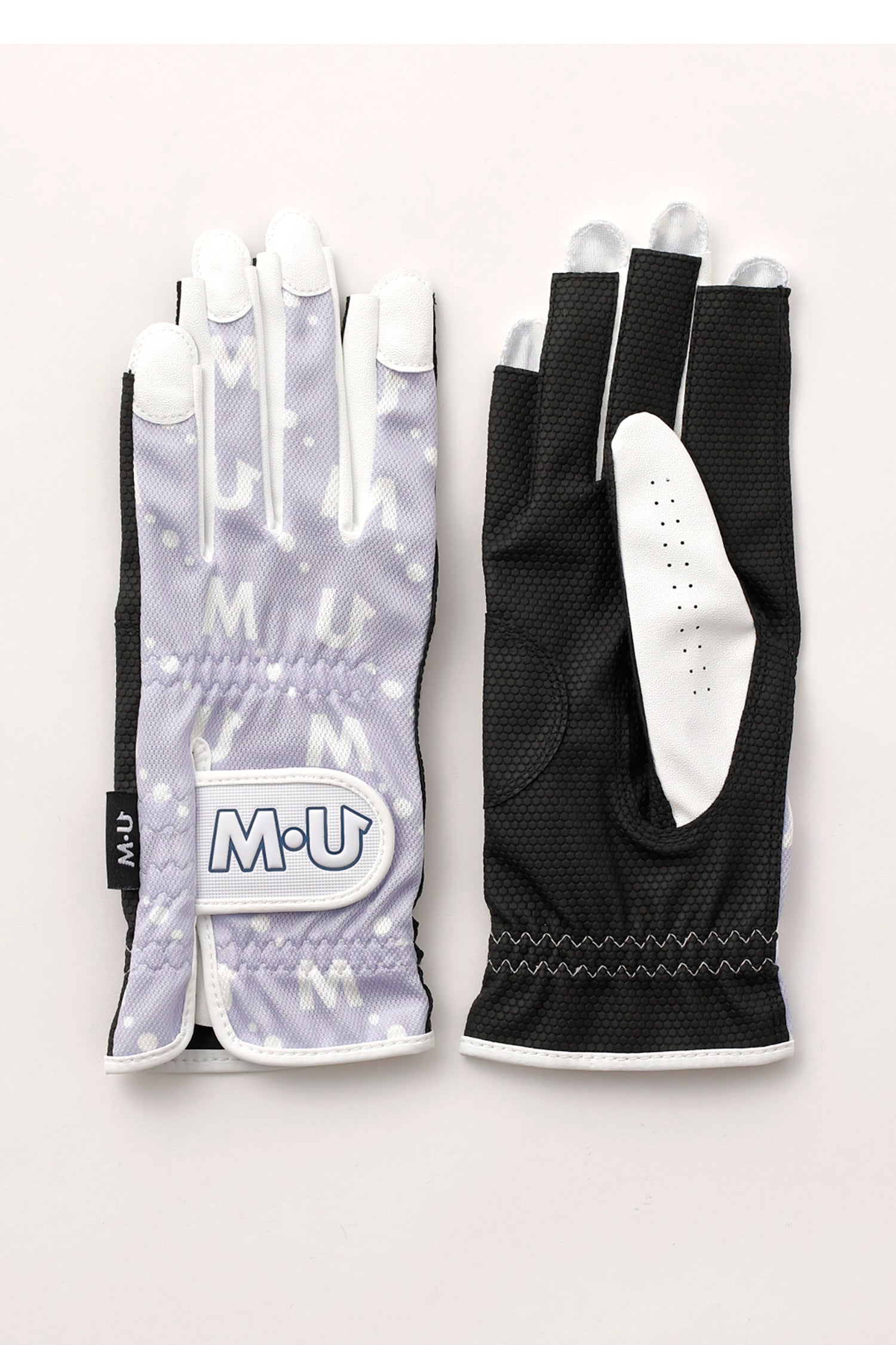 Monogram all-over logo two-handed gloves without fingertips (703Q1804)