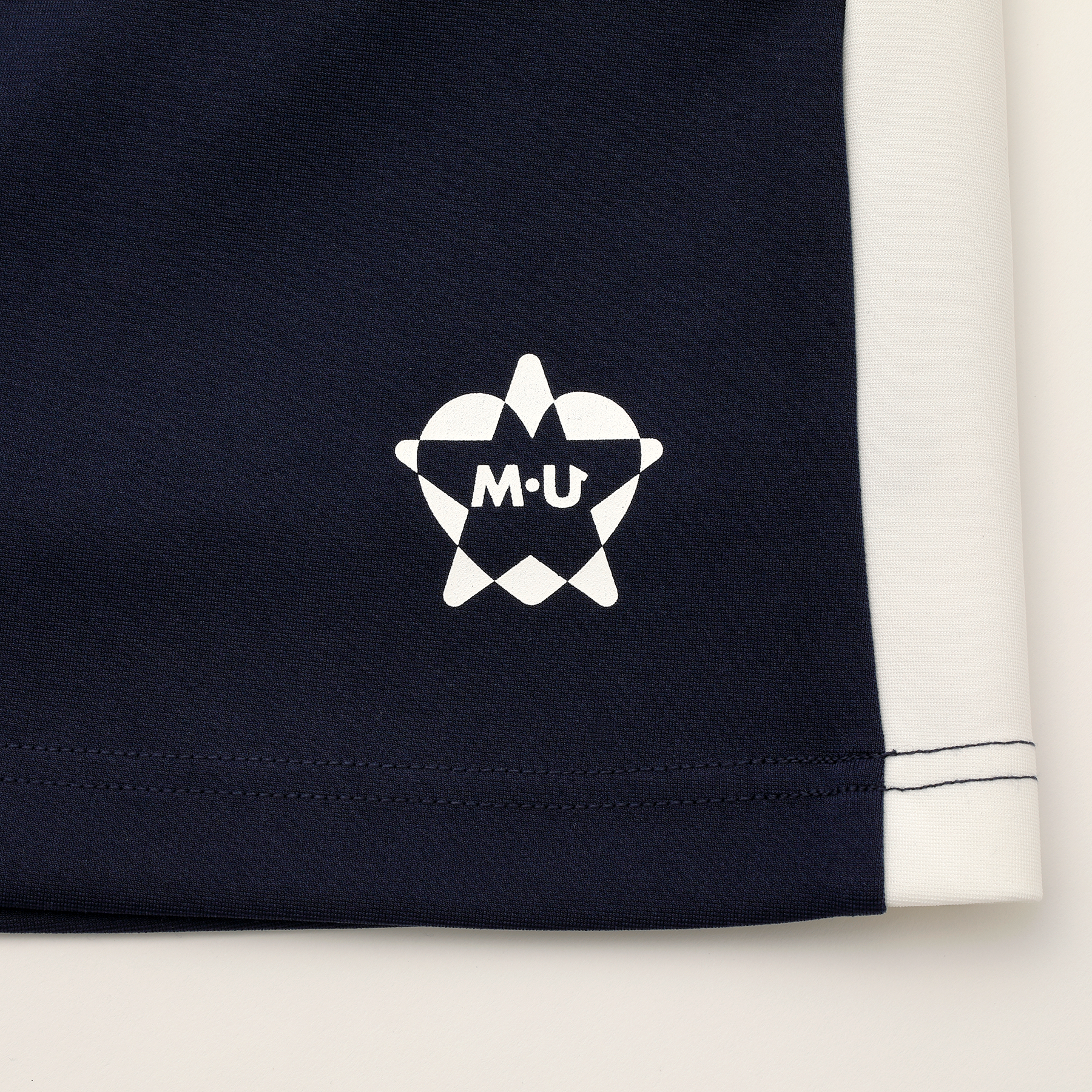 Heart x star logo cut and sew skirt (801Q3500)