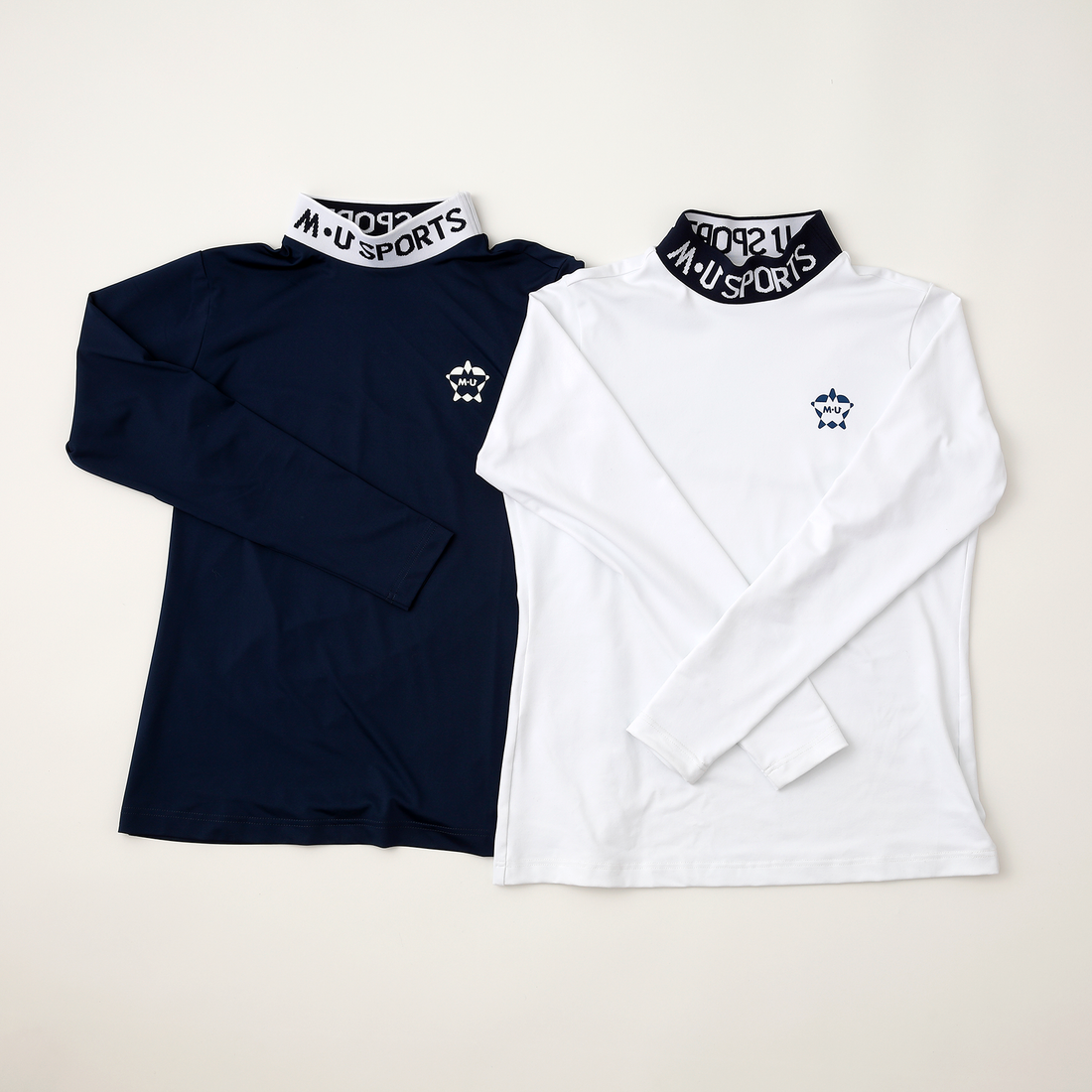 ハート×ほしロゴ長袖モックネック(801Q3400)