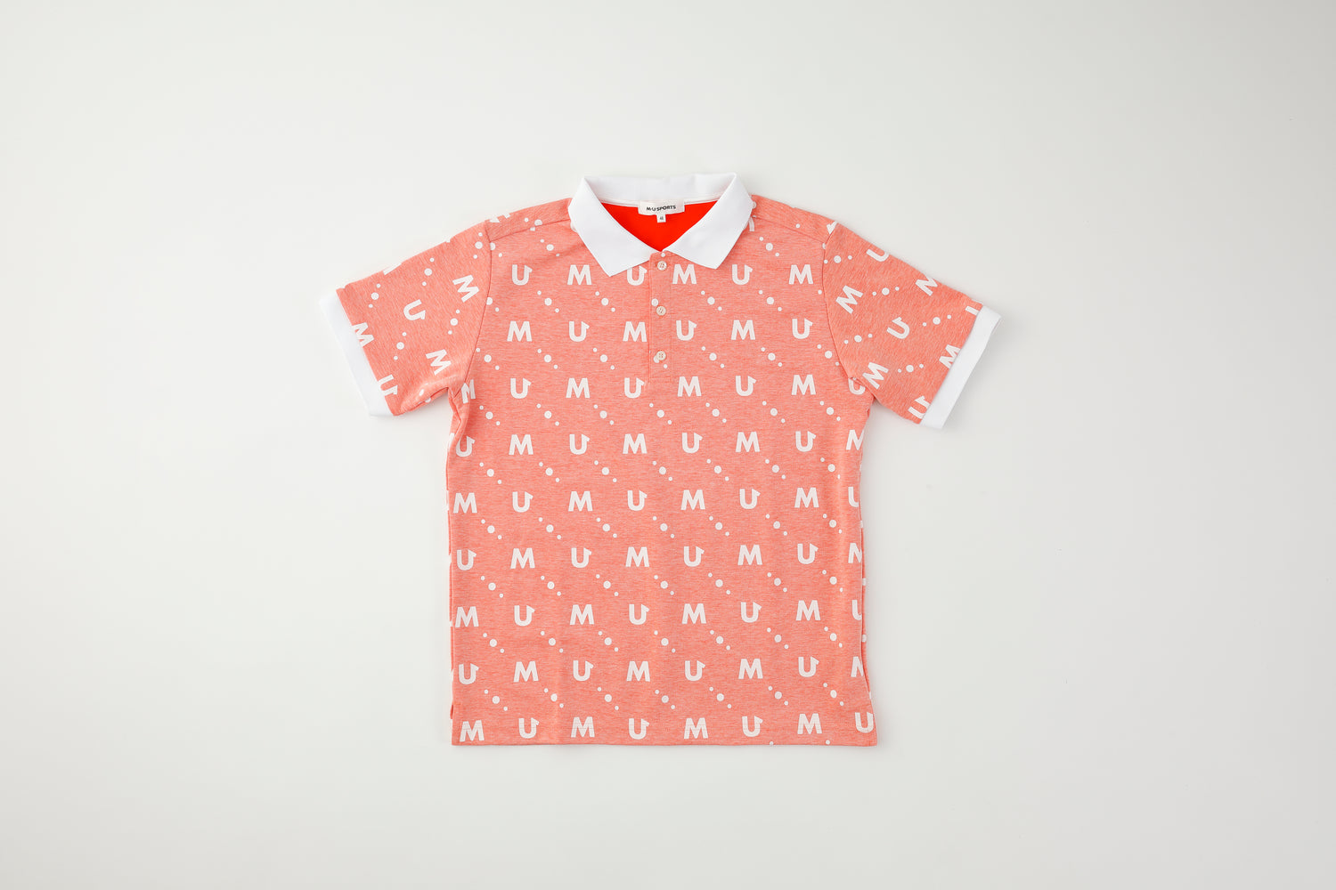 MU ロゴモノグラム半袖メンズポロシャツ（700Q4000）