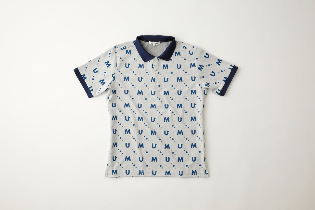 MU 標誌花押字短袖男款 Polo 衫 (700Q4000)