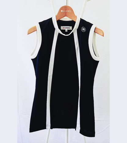 ノースリーブハイテンションバイヤスラインプルオーバー（801J4452）