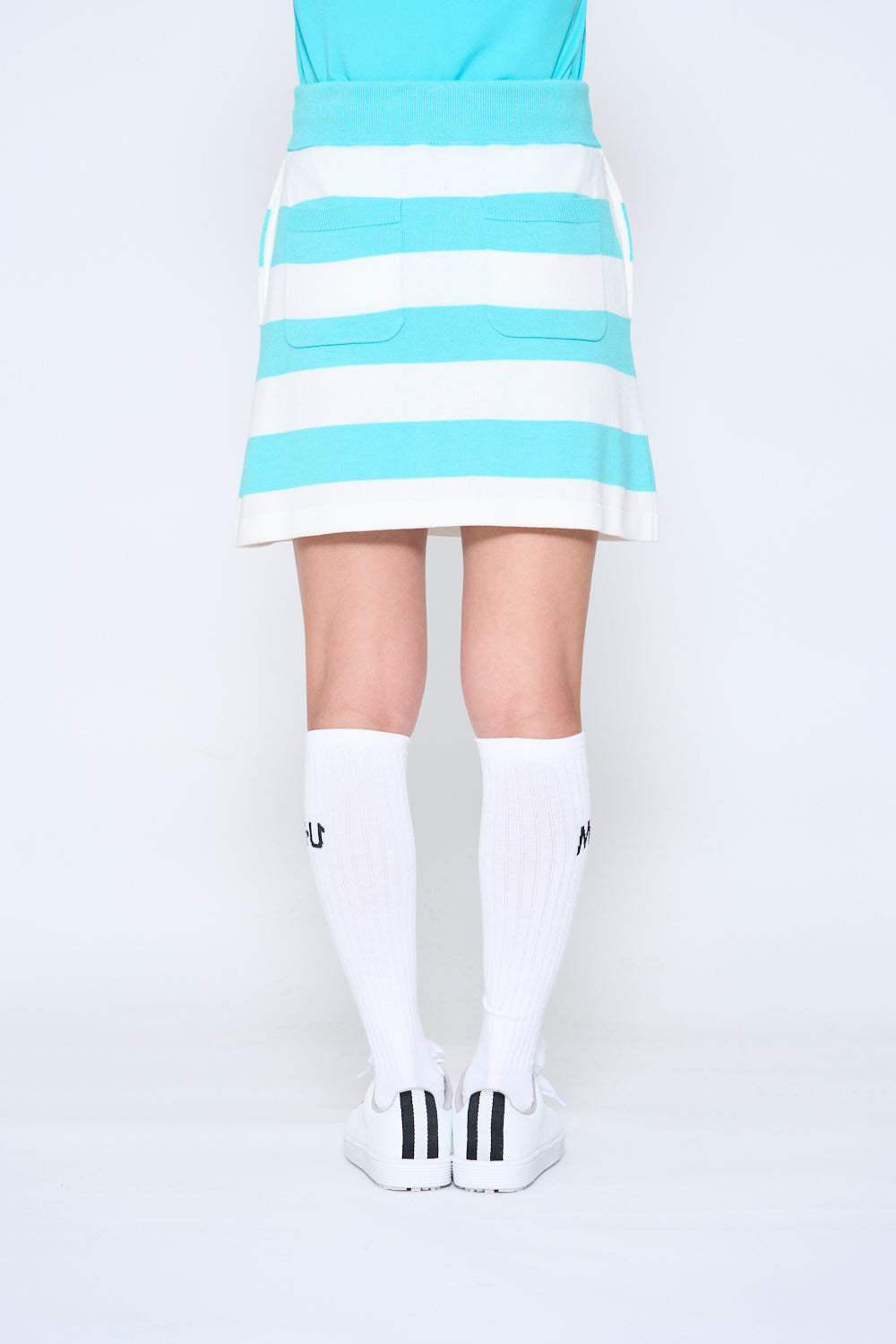 Intarsia knit skirt (801H6558K)