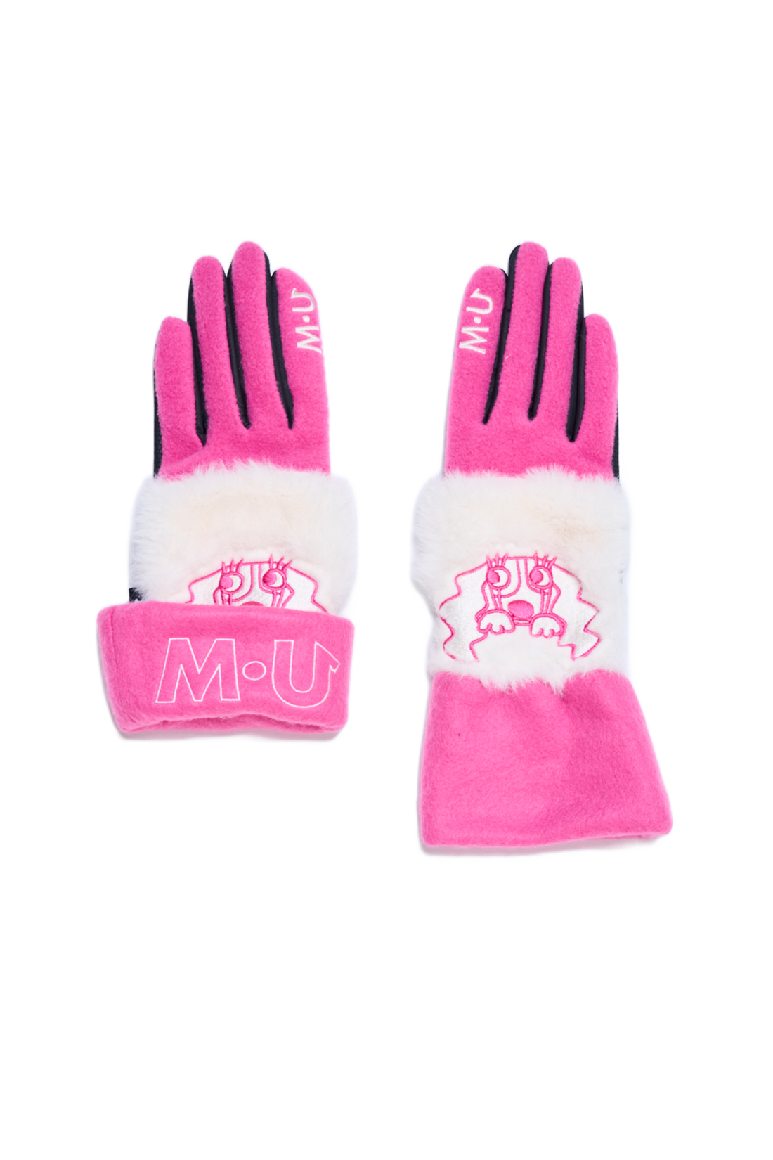 Character motif fleece gloves for both hands (703H6812)