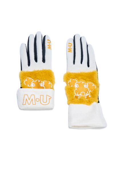 Character motif fleece gloves for both hands (703H6812)