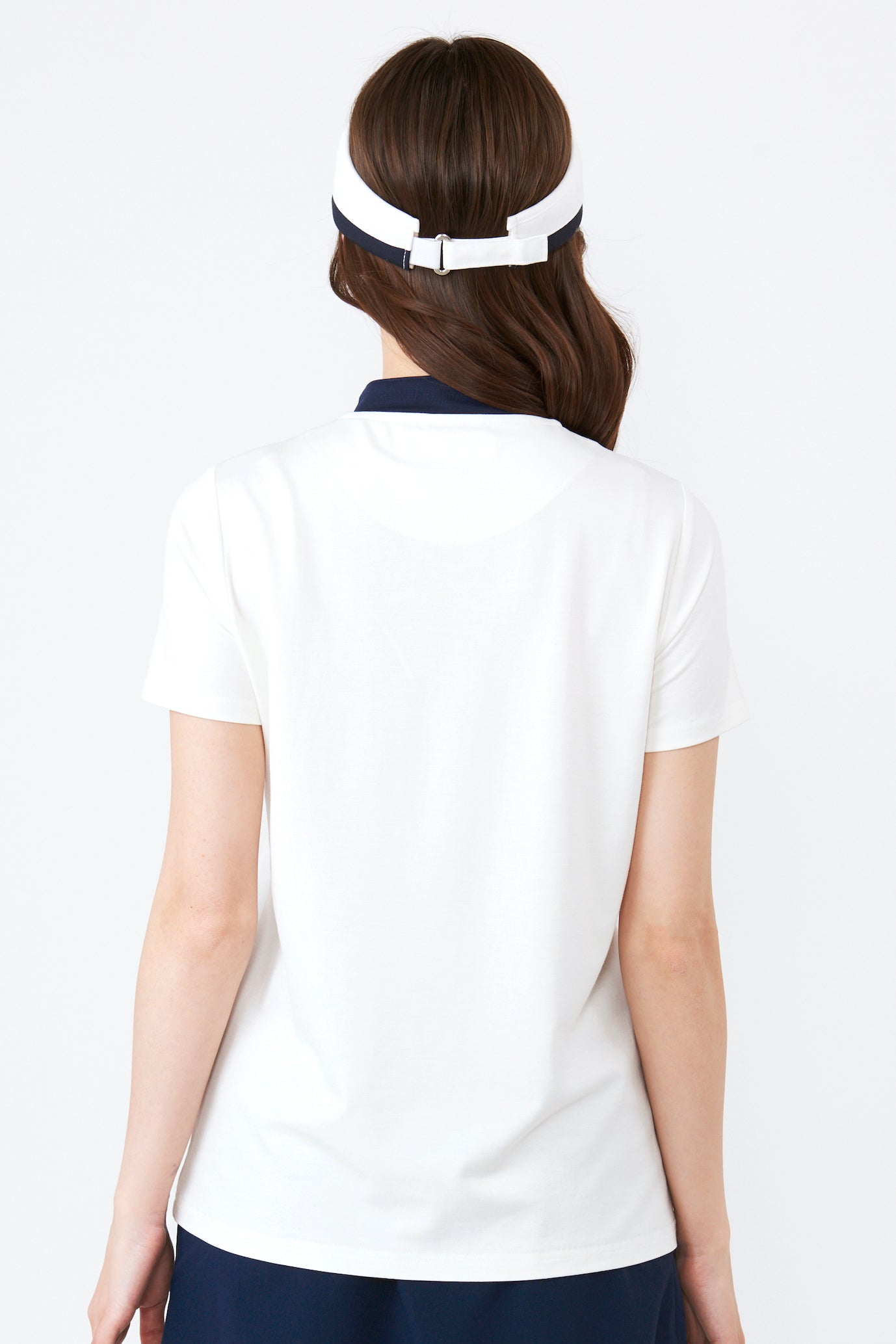 半袖ハイテンションバイカラーハーフジッププルオーバー（801J3450）