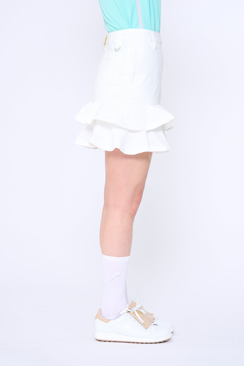 切り替えフレアスカート（701H3516）