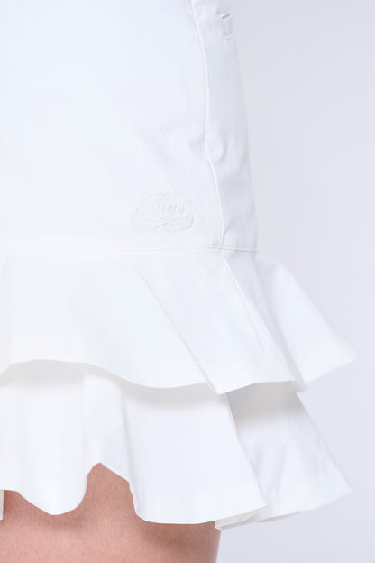 切り替えフレアスカート（701H3516）