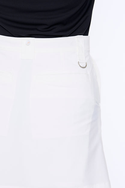 A-line stretch skirt (801H2550)