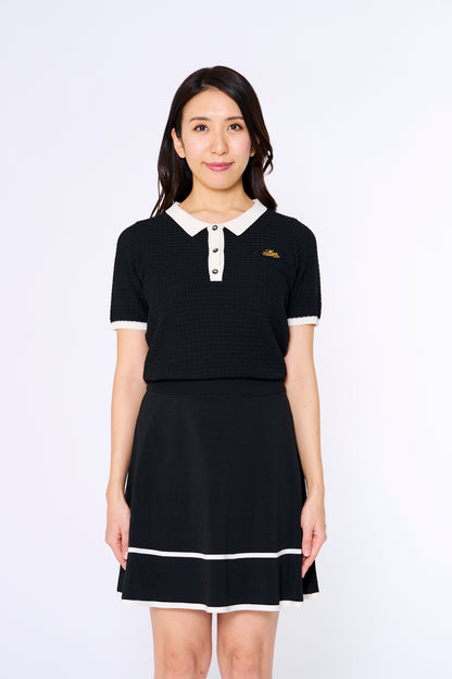 短袖針織連身裙(701H3550)