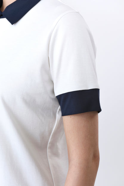 短袖雙色襯衫(701J1400)