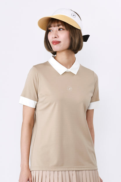 短袖雙色襯衫(701J1400)