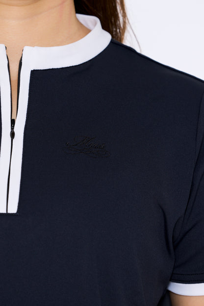 Cleric Mock Neck Short Sleeve Zip Up (701H2014)