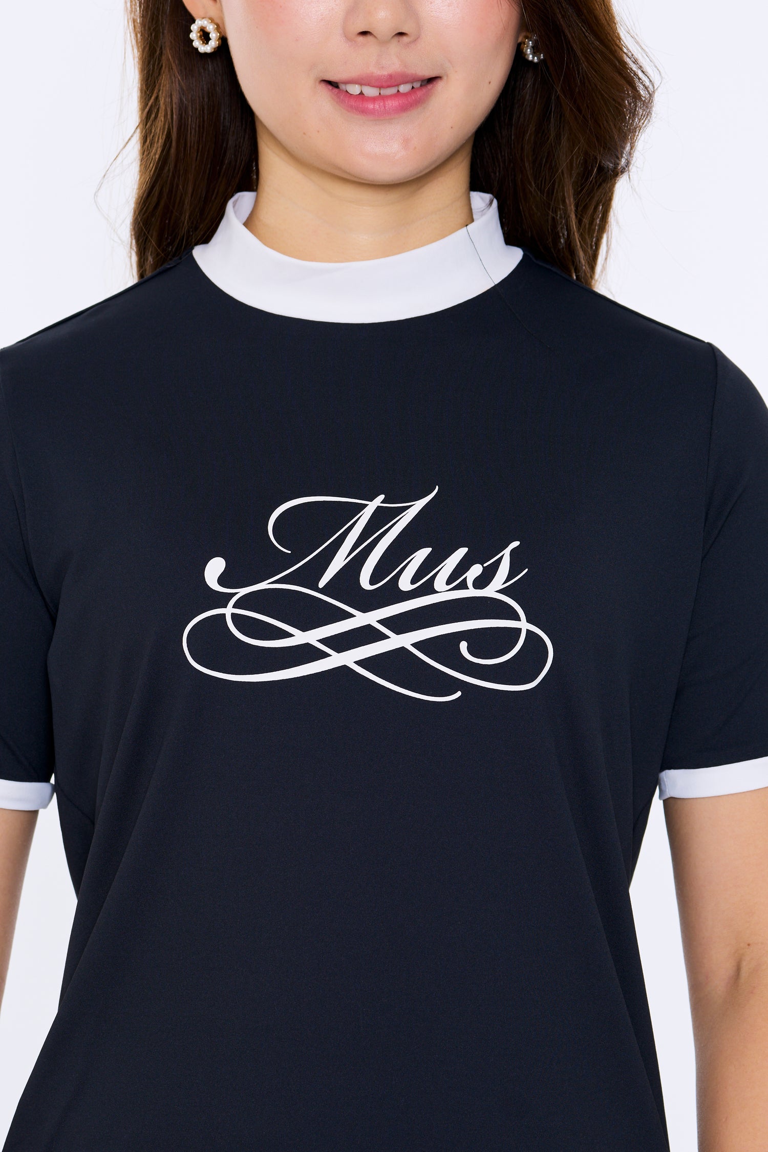 mus logo mock neck (701H2016)